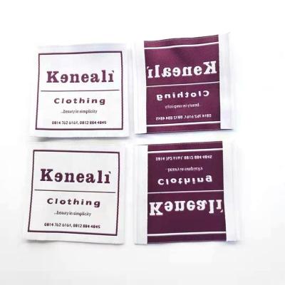 China China Viable Custom Export Woven Label Printed Label For Garment ACC Women's Clothing Shoes Bags for sale