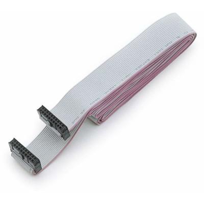 China 1.27mm UL2651 28awg 20 pin flat ribbon cable 30cm for sale