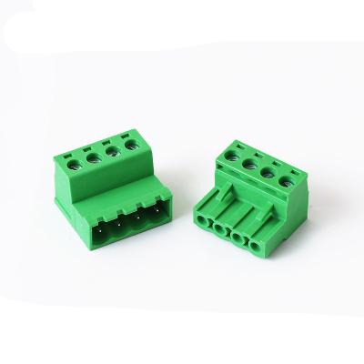 China Hot Selling Military Aerospace PCB Plastic Electrical Screw Blocks Green PCB Terminal Block for sale