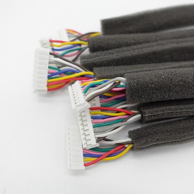 China Customized Molex Electronic Jst 8pin With Waterproof Gland PG9 Wire Harness Foam Wiring Harnesses for sale