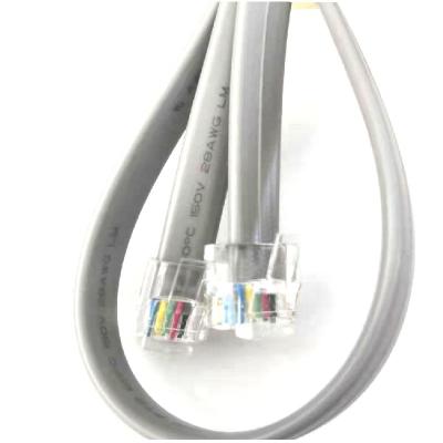 China Telecom Computer Multimedia ODM UTP Cable Network RJ45 CAT6 6P6C 8P8C Extended Telephone Handset Cord for sale