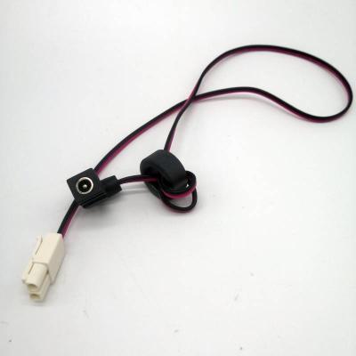 China Anti-interference magnetic wire harness dc 5.5*2.5mm ring OEM ODM electronic ferrite wire harness for sale