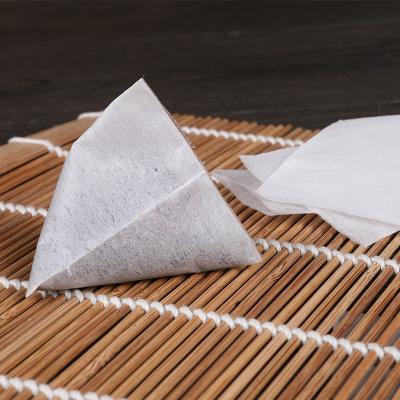 China Custom Eco-Friendly Cloth Degradable Pla Heat Seal Tea Private Label Disposable Empty Tea Bag Corn for sale