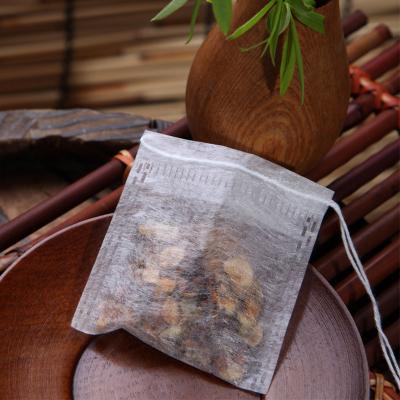 China Biodegradable Tea Corn Material Loose Herb Tea Bag Tea Filters Disposable Filters With Drawstring for sale