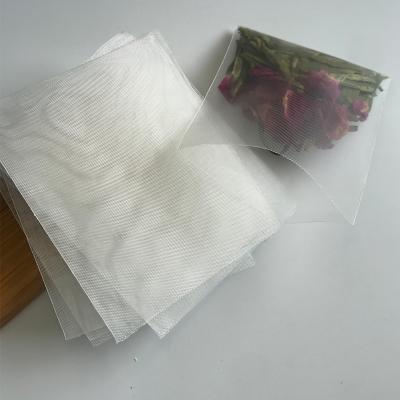 China Wholesale Tea Private Label Disposable Compostable New PET Material Tea Bag for sale