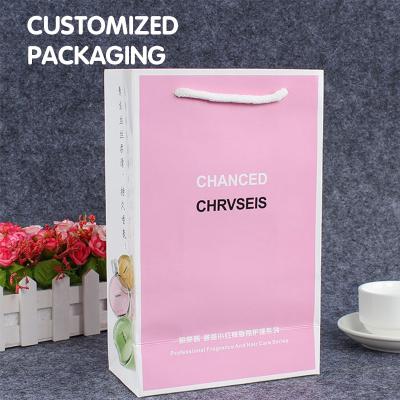 China Recyclable Customized Logo Design Paper Gift Bag Making For Shopping Handbags for sale