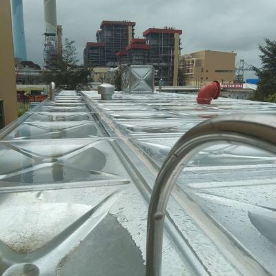 China Easy Operation Good Quality Bolted Pressed Steel Water Storage Panel Hot Dip Galvanized Tank for sale