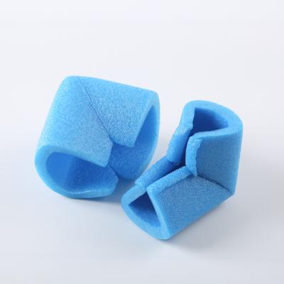 China Contemporary blue plastic-made foam corner to protect furniture in transportation, prevent furniture wear and tear for EU market for sale