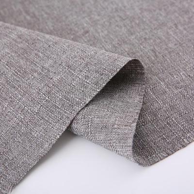 China Fire Retardant Free Sample Decorative Faux Upholstery Soft Feeling Linen Fabric For Sofa Furniture for sale