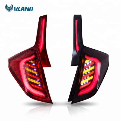 China Shockproof& VLAND Waterproof Factory Wholesale Manufacturer LED Modified For Honda Jazz Fit Tail Lights 2014-UP Tail Lamp Auto Part Accessories for sale