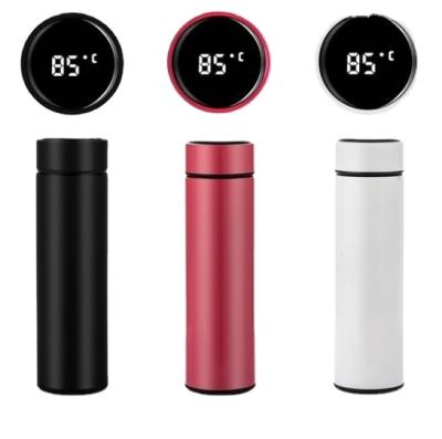 China 2021 viable new special smart water bottle with LED temperature display flask bottle thermo tea cup for sale