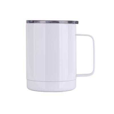 China 2021 Success Stainless Steel Travel Tumbler 10oz Coffee Mug PORTABLE Wine Cup Coffee Mug With Handle for sale