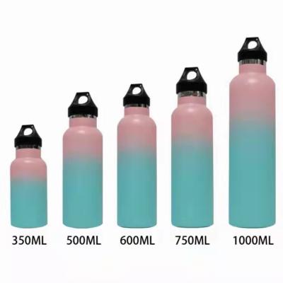 China PORTABLE Colorful Skinnies Tumbler Wide Mouth Double Wall Stainless Steel 750ml Vacuum Flask for sale