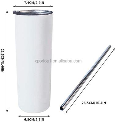 China Sublimation 20oz Lean Lean Leakproof Tumbler Bpa Free Free Drinking Mug With Straw For Outdoor for sale