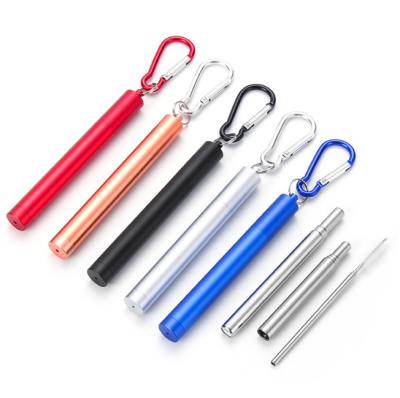 China 2020 Hot Sales Viable Reusable Drinking Metal Straw Wholesale With Customized Logo LFGB 304 Stainless Steel for sale