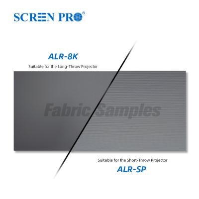 China ALR Fabric Sample SCREENPRO ALR Projection Screen Fabric Ambient Light Rejection Sample (A4 Size) For Testing for sale