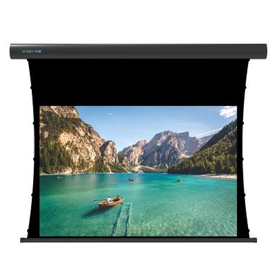 China SCREENPRO 120 Inch ALR Electric Electric Stretched Projection Screen Throw Screen For Short for sale