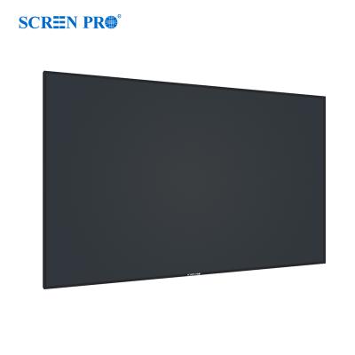 China Ambient Light Rejecting 100” Ambient Light Rejecting Fixed Slim Frame Projection Screen ALR Frame Screen For UST Projectors for sale