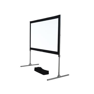 China Quick Easy Folding 300 350 Outdoor View 250 Inch Quick-Fold Screen Popular Quick-Fold Projection Screen for sale