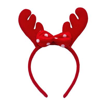 China Wholesale Christmas Decoration Fashion Adult Kids Cosplay Christmas Hair Accessories Elf Christmas Headband for sale