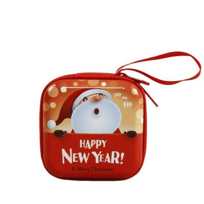 China 2022 Hot Sale ENGLAND STYLE New Style Kids Cartoon Small Tin Change Purse Christmas Wallet for sale