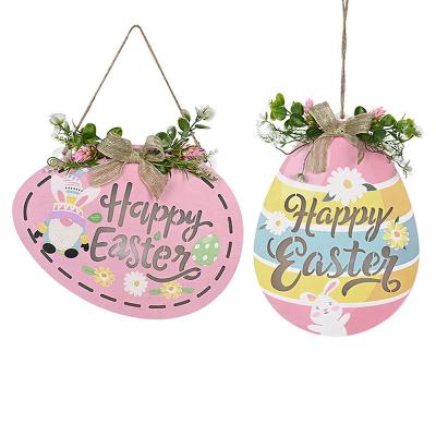 China With LED Light Easter Egg Crafts Wooden Easter Decorations Lighting Ornaments for sale