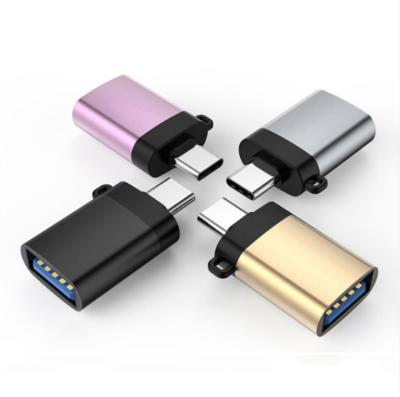 China OTG Converter Adapter LAPTOP Alloy USB 3.0 Type-C Type-C For MacBook Pro for sale