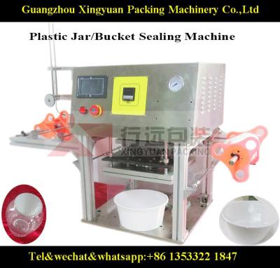 China beverage bucket sealing machine bottle sealer/automatic sealing machine customer offer for sale