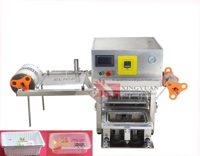 China Beverage Plastic Wrap Machine / Automatic Tray Packing Machine / Tray Sealer for sale