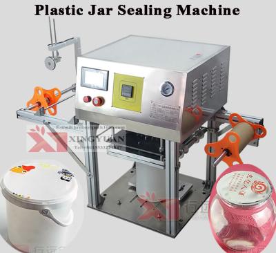 China Big Size Beverage Bucket Sealing Machine / 250*250mm Bucket Sealing Machine for sale