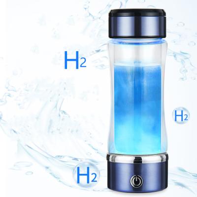 China Household Ionizer Hydrogen Water Treatment Home Filter Active Hydrogen Rich Water Bottle for sale