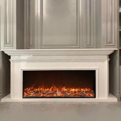 China +decorative+Luxury Electric Radiator Heating Place Recessed Embedded Colorful Cyberpunk Electric Fireplace 30