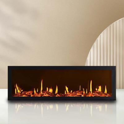 China 3D Flame Electric Heater Modern Indoor Customized Decorative Place No Heat Electric Fireplace For Indoor for sale