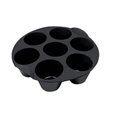 China DNG Food Grade Silicone Muffin Pan Reusable BPA Free Non Stick Viable Maker Air Fryer Silicone Cups Basket Bowl for sale