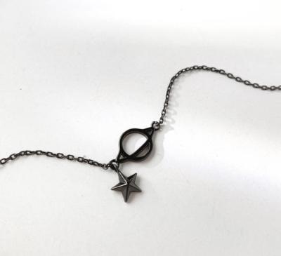 China Autumn New Arrival Wholesale Minimalist Minimalist Star and Planet Charm Chain Bracelet Hollow Metal Pendant Elegant Gift Jewelry for sale