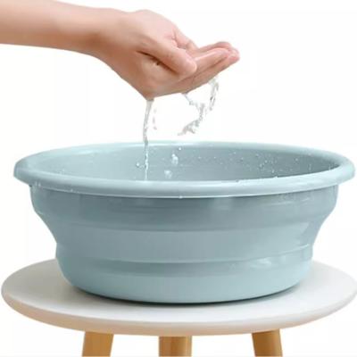 China Outdoor Folding Home Sustainable Portable Plastic Water Wash Basin Laundry Laundry Washbasin Multifunctional Wash Basin for sale