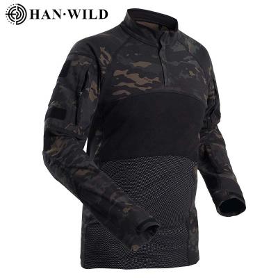 China Custom Men's QUICK DRY Quick Dry T Shirts Long Sleeve T-Shirt Training Sports Military Tactical for sale