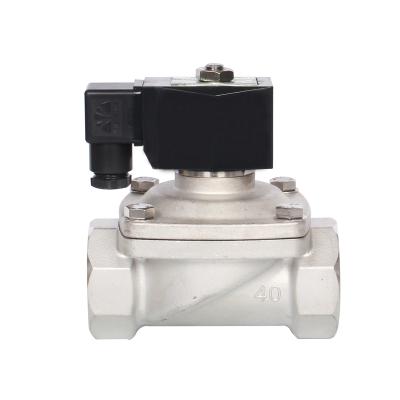 China 2 Way General Stainless Steel PT NPT DC 24V Solenoid Valve for sale