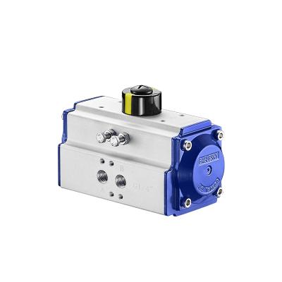 China Application CE Certificated ISO5211 Aluminum Alloy Double Acting Rotary Pneumatic Actuator for sale