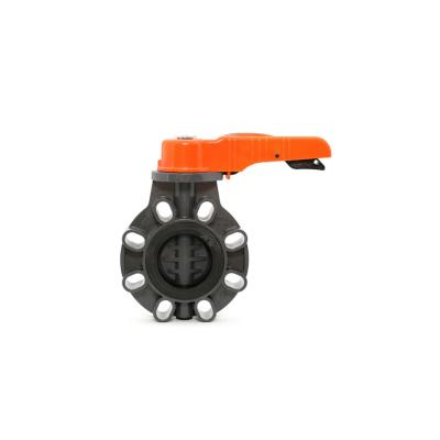 China APU10 General PVC/CPVC Pneumatic Actuator Plastic Butterfly Valve for sale