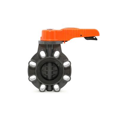 China General Working Pressure 150PSI Plastic Butterfly Valve (Handle Type) for sale