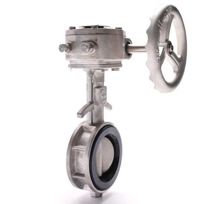 China General 10K 150# Wafer Hook Cast Iron Lever Butterfly Valve Stainless Steel PN10 PN16 for sale