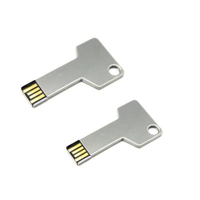 China Promotional Items Fashion Metal Key USB Flash Drives 2GB 4GB for sale