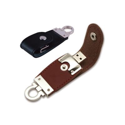 China Customized Leather USB Disk, 4gb Leather USB Flash Drive Wholesale for sale