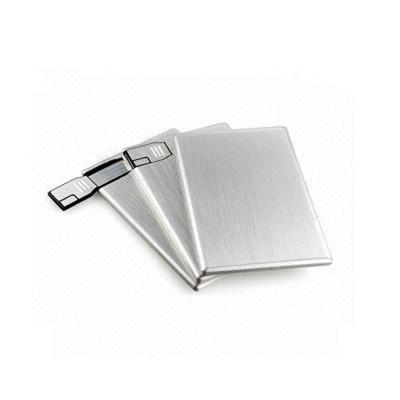 China Laser Logo Metal USB Business Card USB Flash Memory 4GB 8GB 16GB for sale