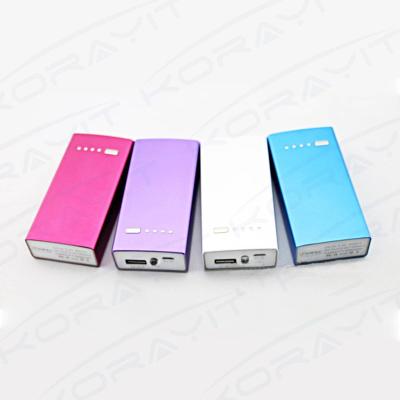 China 5200mAh Battery Capacity Rectangle Shape Design Portable Power Bank,External Battery Pack for sale