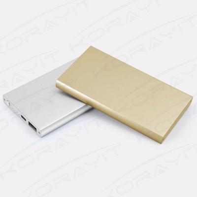 China Ultra Thin 5000mAh Slim Polymer Power Bank, Universal Power Bank Portable Mobile Recharger for sale