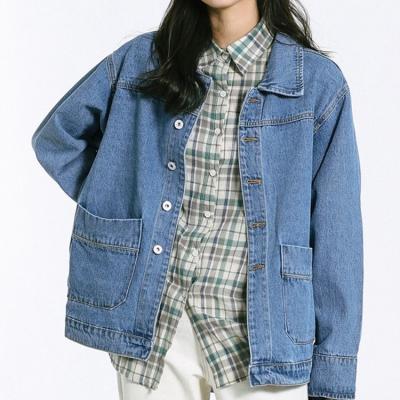 China Breathable New foreign trade Korean denim jacket jacket wholesale ladies denim jacket for sale