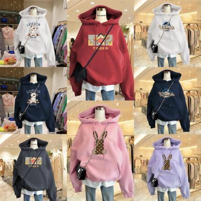 China Anti-wrinkle New Amazon casual women's top pullover long-sleeved sweatshirt  fleece hoodie for sale