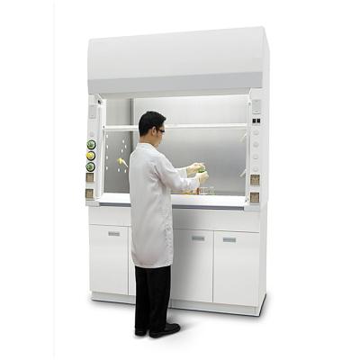 China Commercial Furniture Anti Corrosion PP Ducting Fume Hood With HEPA Carbon Filter For Lab Equipment for sale